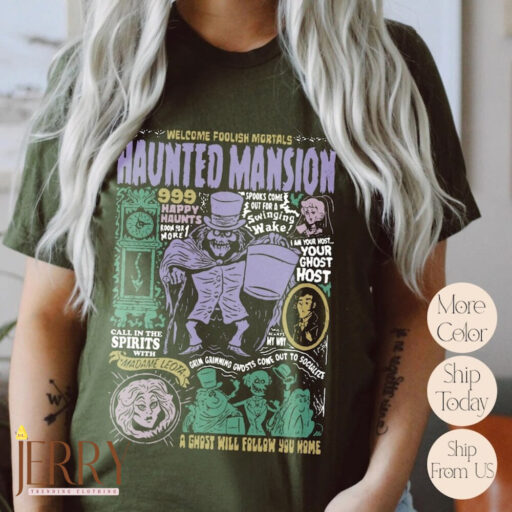 Vintage The Haunted Mansion shirt, Retro Vintage Halloween Hoodie Sweatshirt, Halloween shirt, Retro Haunted Mansion Shirt
