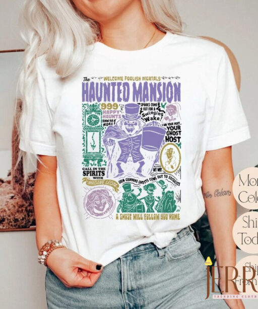 Vintage The Haunted Mansion shirt, Retro Vintage Halloween Hoodie Sweatshirt, Halloween shirt, Retro Haunted Mansion Shirt