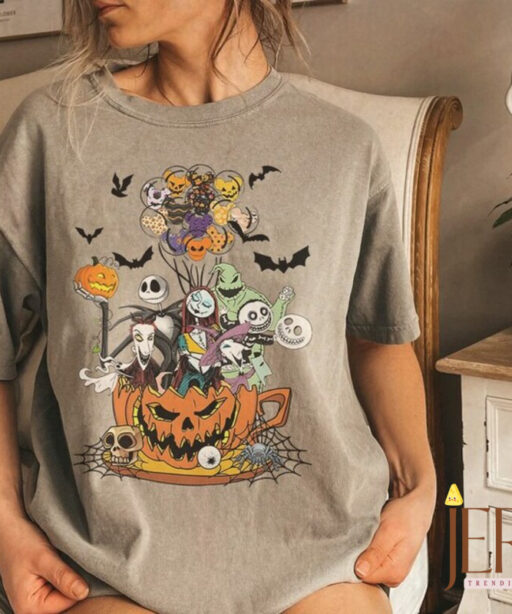 Vintage The Nightmare Before Christmas Halloween Shirt, Halloween Shirt, Disney Halloween Shirt, Oogie Boggie Shirt, Jack Skellington Shirt
