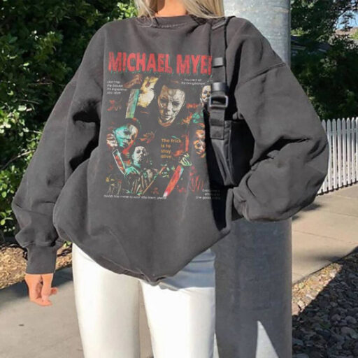 Vintage Michael Myers Horror Shirt, Horror 90S Halloween tshirt, Michael Myers Sweatshirt, Myers Crewneck, Horror movie, horror Character