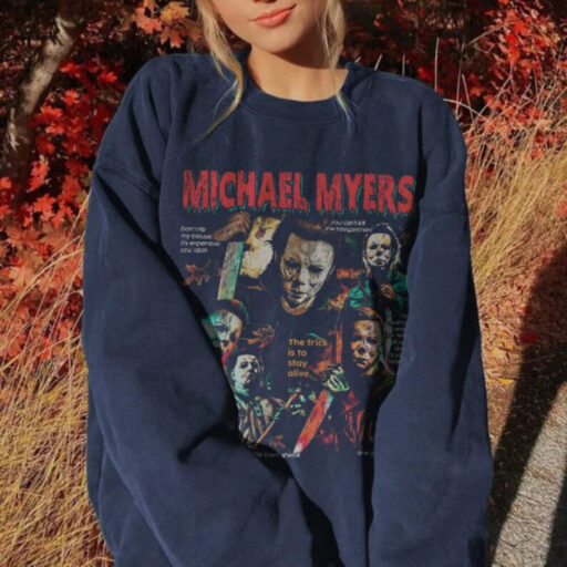 Vintage Michael Myers Horror Shirt, Horror 90S Halloween tshirt, Michael Myers Sweatshirt, Myers Crewneck, Horror movie, horror Character