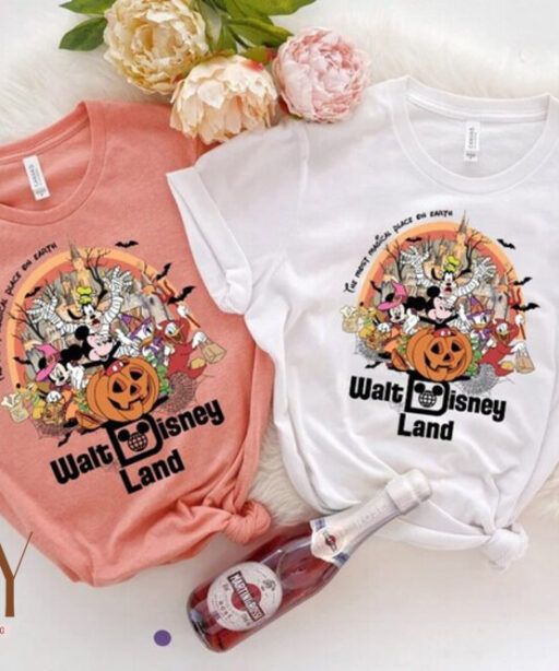 Walt Disney World Halloween Shirt, Disneyworld Halloween 2023 Shirt, Mickey And Friends Halloween Shirt, Disney Family Matching Shirt