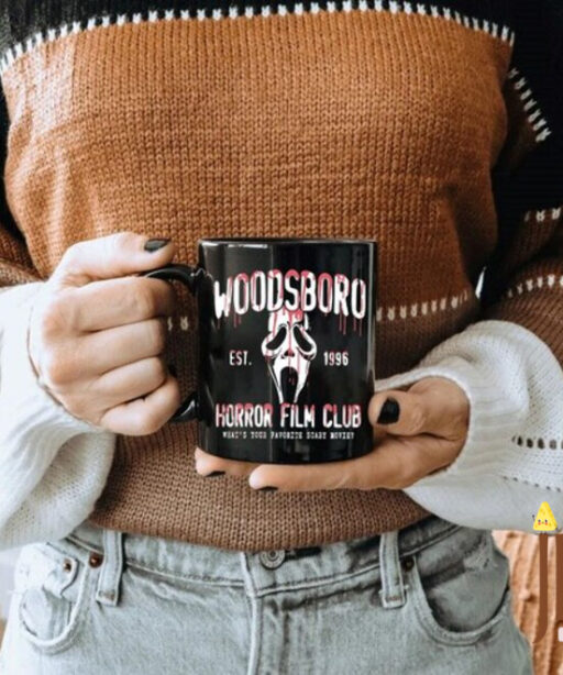 What's Your Favorite Scary Movie Mugs, Horror Film Club Est 1996 Mug, Movie Season Mug, Latte Coffee Mugs, Fall Autumn Mugs, Halloween Mugs