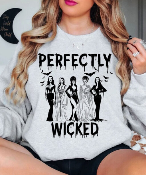 Witches Sweatshirt, Funny Sanderson Sisters Shirt, Vintage Spooky Vibes Shirt, Cute Halloween T- Shirt, Witchy T-shirt, Gift For Women, Fall