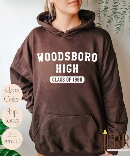 Woodsboro H.S. Class Of '96 Sweatshirt, Ghostface Hoodie, Scream Ghostface Horror Movie Fan Unisex Crewneck