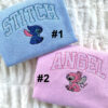Stitch An Angle Disney Embroidered Sweatshirts