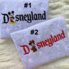 Mickey And Minnie Mouse Disneyland Embroidered Sweatshirts