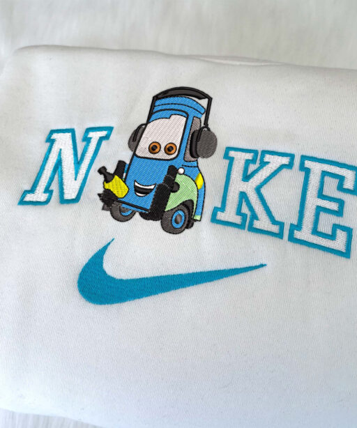 Guido World Of Cars Disney Nike Embroidered Sweatshirt