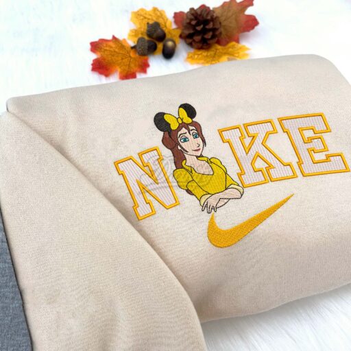 Tarzan And Jane Disney Nike Embroidered Sweatshirts