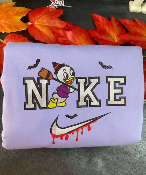 Dewey Duck And Louie Duck Disney Nike Embroidered Sweatshirts