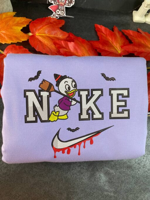 Dewey Duck And Louie Duck Disney Nike Embroidered Sweatshirts