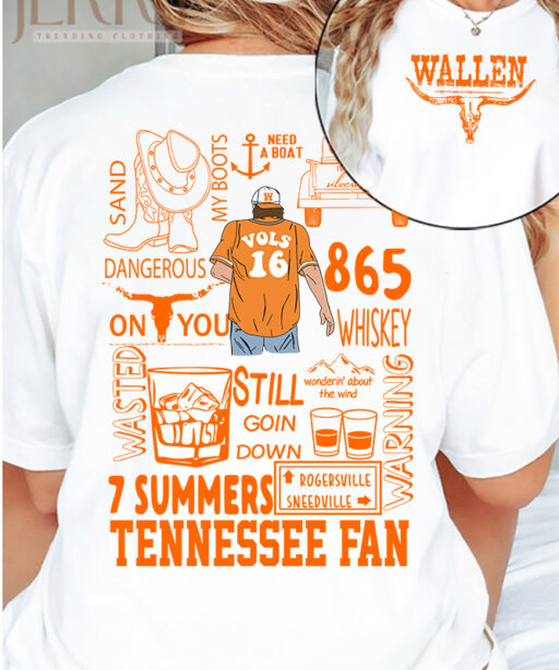 Morgan Wallen Tennessee Fan Shirt