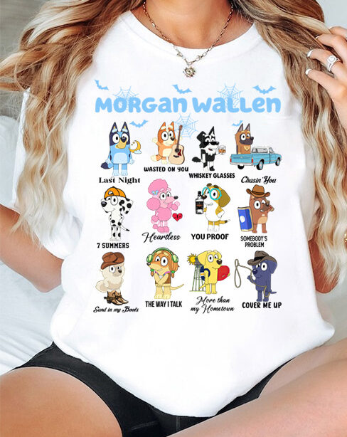 Morgan Wallen Halloween Bluey Shirt