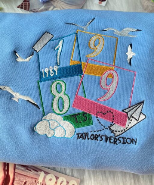 1989 Taylors Version Embroidered Sweatshirt