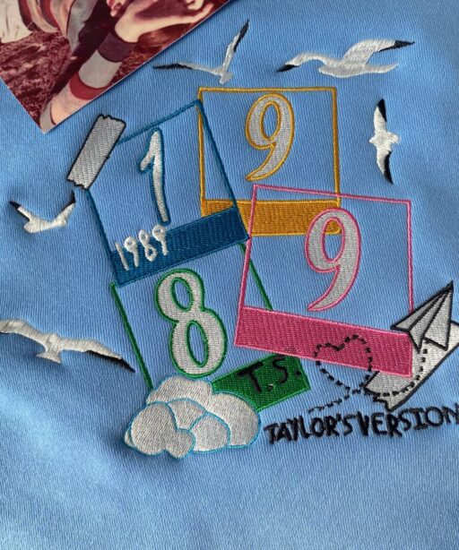 1989 Taylors Version Embroidered Sweatshirt