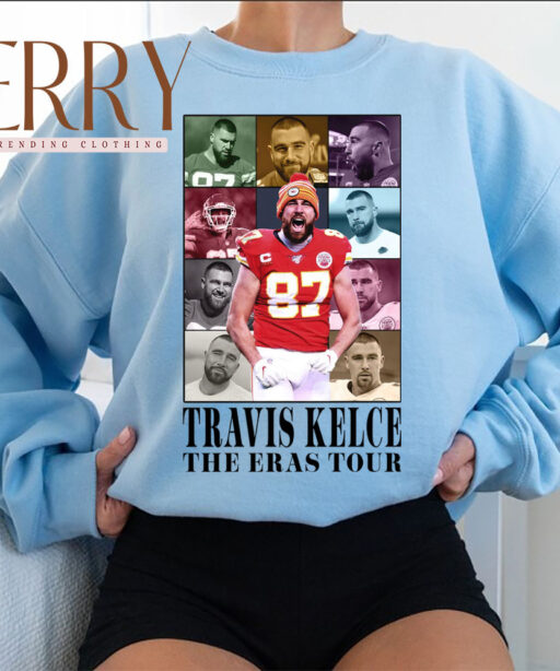 America Football Travis Kelce The Eras Tour Shirt