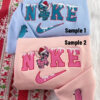 Stitch And Angel Disney Christmas Nike Nike Embroidered Sweatshirts