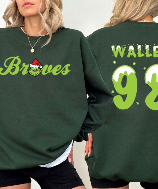 Grinch Braves Morgan Wallen Two Sides Shirt