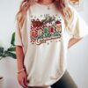 Retro Christmas Comfort Colors Shirt, Merry Merry Christmas Shirt, Vintage Santa Christmas Shirt, Retro Holiday Shirt, Ugly Sweater Shirt