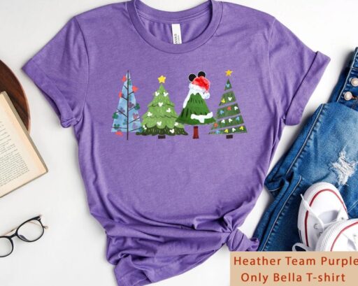 Disney Mickey Mouse Christmas Trees Shirt, Vintage Disney Xmas T-shirt, Mickey's Very Merry Christmas Party, Disneyland Holiday Season Trip