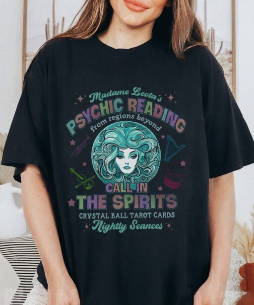 Vintage Retro Madame Leota Haunted Mansion Shirt | Psychic Readings Foolish Mortals Shirt | The Haunted Mansion Shirt | Halloween gift