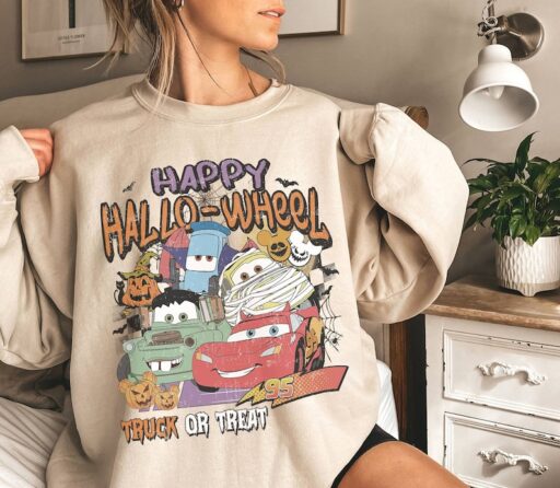 Vintage Lightning McQueen Halloween Shirt | Cars Halloween Shirt | Happy Halloweel Shirt | Trick Or Treat Shirt | Spooky Season