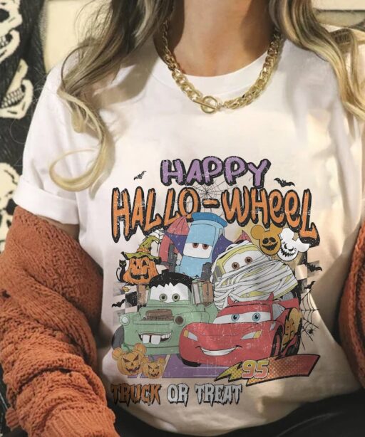 Vintage Lightning McQueen Halloween Shirt | Cars Halloween Shirt | Happy Halloweel Shirt | Trick Or Treat Shirt | Spooky Season