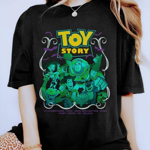 Retro Toy Story Halloween Shirt | Disneyland Halloween Shirt | Toy Story Woody And Lightyear Shirt | Halloween Party Trick or Treat Shirt