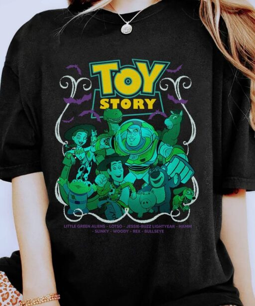 Retro Toy Story Halloween Shirt | Disneyland Halloween Shirt | Toy Story Woody And Lightyear Shirt | Halloween Party Trick or Treat Shirt