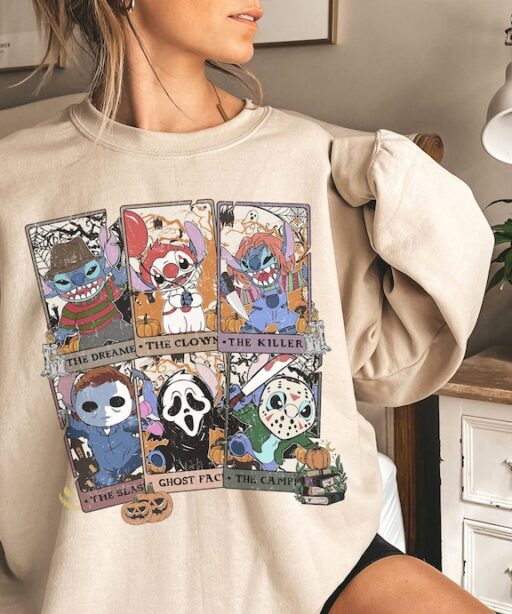 Stitch Horror Halloween Shirt | Lilo Stitch Halloween Shirt | Stitch Halloween | Trick Or Treat Halloween Shirt | Halloween Party