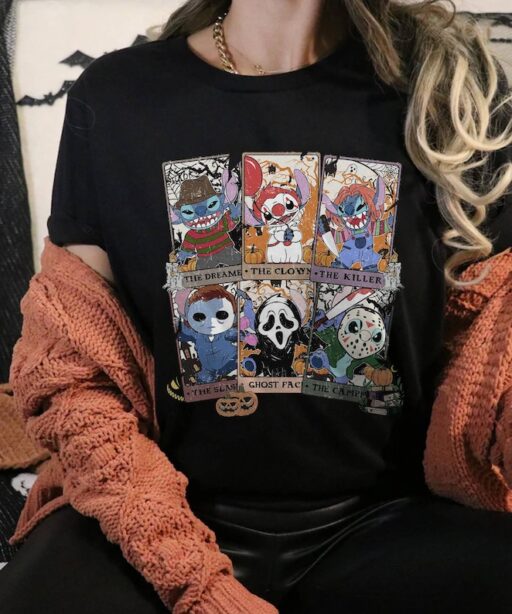 Stitch Horror Halloween Shirt | Lilo Stitch Halloween Shirt | Stitch Halloween | Trick Or Treat Halloween Shirt | Halloween Party