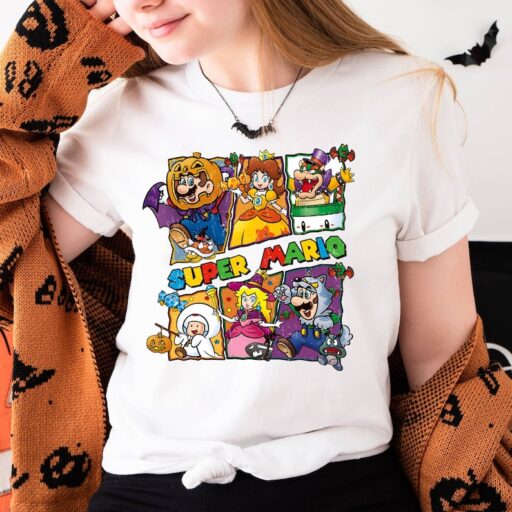 Vintage Halloween The Super Mario Shirt | The Super Mario Bros Movie | Mario Halloween Shirt | Mario Friend Halloween Party