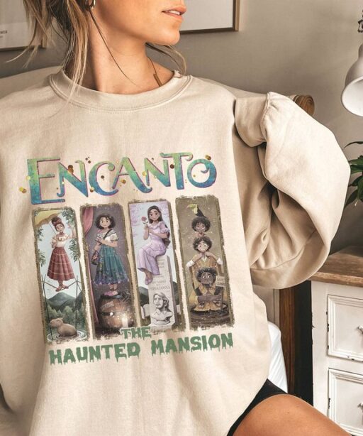 Retro Enchanto The Haunted Mansion Shirt | Enchanto Halloween Shirt | Haunted Mansion Tee | Magic Kingdom Enchanto Halloween | Family Trip