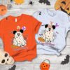 Personalised Mickey Minnie Boo Halloween Shirt | Mickey Spooky Season | Disneyland Halloween Shirt | Halloween Matching Family Shirts