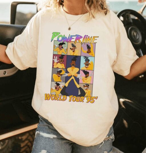 A Goofy Movie Powerline World Tour 95' The Eras Tour Shirt | A Goofy Movie Shirt | Vintage Powerline Shirt | Magic Kingdom Shirt