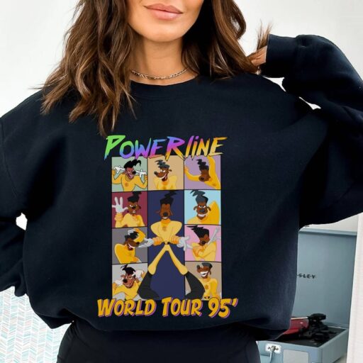 A Goofy Movie Powerline World Tour 95' The Eras Tour Shirt | A Goofy Movie Shirt | Vintage Powerline Shirt | Magic Kingdom Shirt