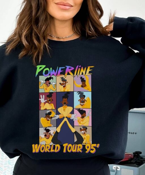 A Goofy Movie Powerline World Tour 95' The Eras Tour Shirt | A Goofy Movie Shirt | Vintage Powerline Shirt | Magic Kingdom Shirt