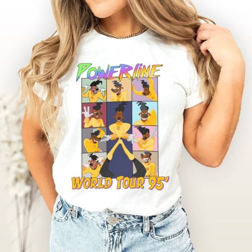 A Goofy Movie Powerline World Tour 95' The Eras Tour Shirt | A Goofy Movie Shirt | Vintage Powerline Shirt | Magic Kingdom Shirt