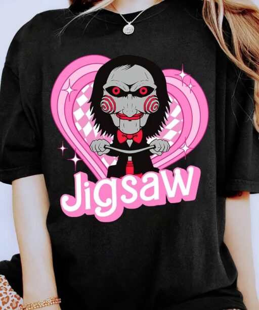 Jigsaw Pink Dolls Shirt | Jigsaw Shirt | Horror Halloween Shirt | Saw Movie Shirt | Funny Halloween Party Shirt