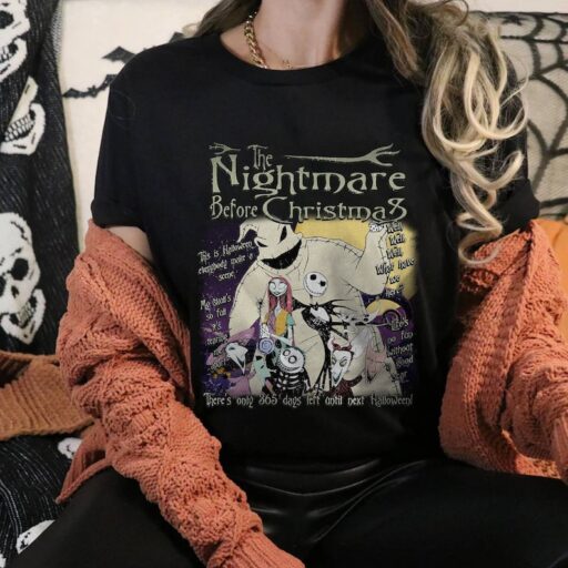 Nightmare Before Christmas Shirt | Jack and Sally Halloween Shirt | Jack Skellington Shirt | Halloween Party Shirt | Oogie Boogie