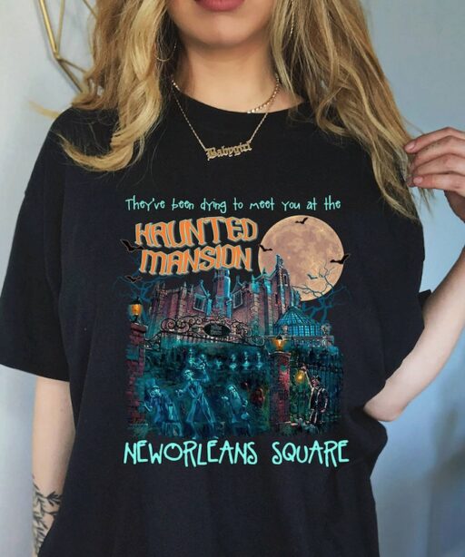 Retro Haunted Mansion Shirt | Foolish Mortals Shirt | Disneyland Foolish Mortals Shirt | Ezra Phineas and Gus, 999 Haunts Shirt