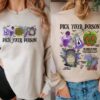 Pick your poison Tshirts, Poison apple Shirt, Spider web Shirt, Deadly night shade Tee, Bats Halloween Shirt, Halloween Family T-Shirt