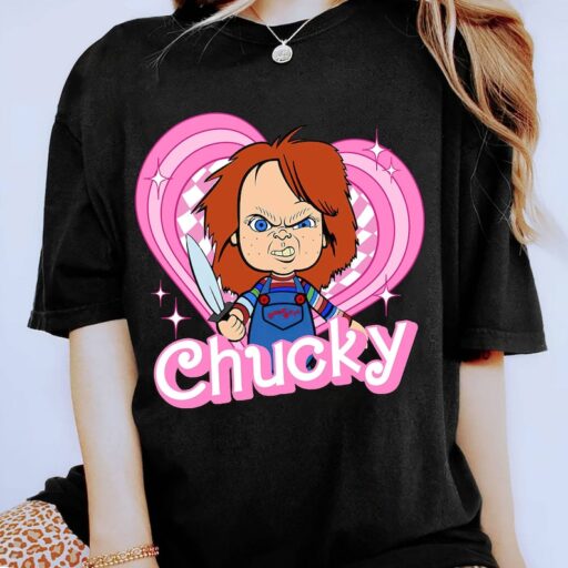 Chucky Pink Dolls Shirt | Chucky Shirt | Horror Halloween Shirt | Child's Play Shirt | Funny Halloween Party Shirt