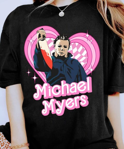 Michael Myers Pink Dolls Shirt | Michael Myers Shirt | Horror Halloween Shirt | Halloween Ends Shirt | Funny Halloween Party Shirt