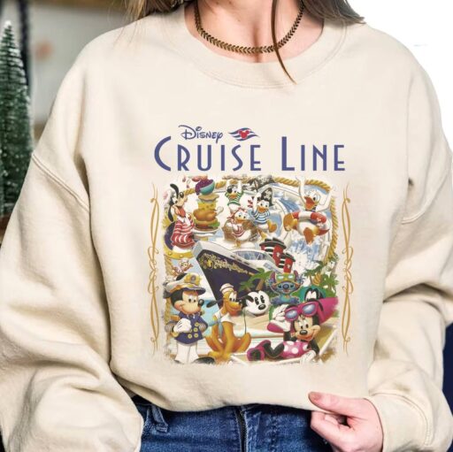 Retro Mickey Minnie Cruise Line Shirt | Vintage Family Cruise Group Shirt | Mickey And Friends Cruise Shirt | Family Vacation Shirt