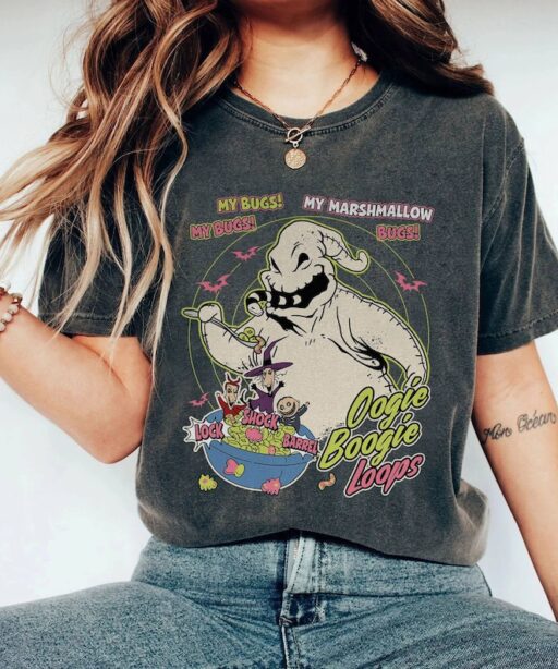 The Nightmare Before Christmas Shirt | Oogie Boogie Loops Shirt | Oogie Boogie Lock Shock Barrel Shirt | Spooky Season Shirt Trick or Treat