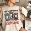 Horror Characters Tarot Card Shirt | Horror Halloween Shirt | Michael Myers Ghost Face Jason Voorhees Shirt | Scary Movie Shirt