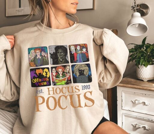 Hocus Pocus Characters Group 1993 Shirt | Hocus Pocus Shirt | Sanderson Sisters Shirt | Magic Kingdom Halloween Shirt | Trick Or Treat