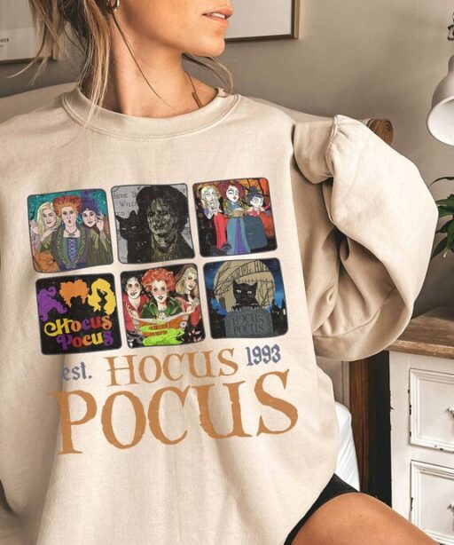 Hocus Pocus Characters Group 1993 Shirt | Hocus Pocus Shirt | Sanderson Sisters Shirt | Magic Kingdom Halloween Shirt | Trick Or Treat