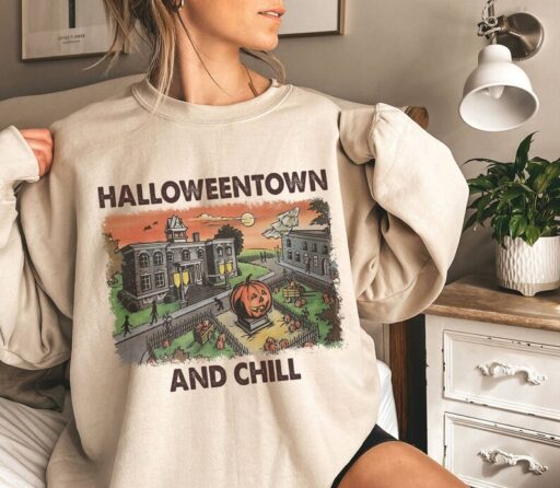 Vintage Halloweentown 1998 Sweatshirt | Halloweentown University Sweater| Pumpkin Fall Sweatshirt Halloweentown Shirt | Halloween Shirt